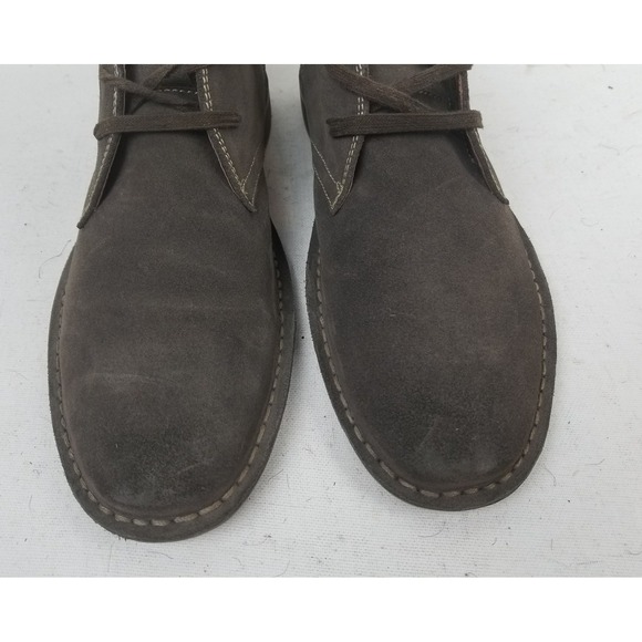 Aston Gray Collection Men\'s Sahara Lace Up Gray Leather oxford Shoes Size 12 main image 10